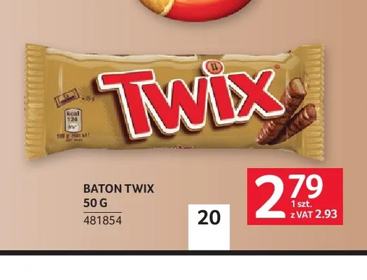 Baton Twix promocja w Selgros