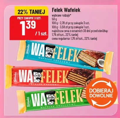 Wafelek kokosowy Sielanka Felek promocja w POLOmarket
