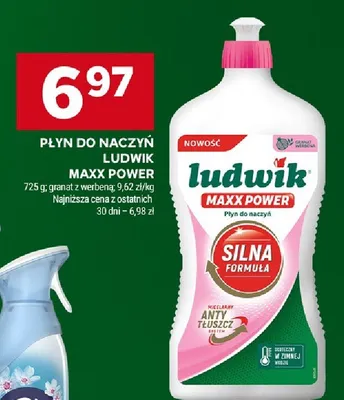 Płyn do naczyń Ludwik Maxx Power promocja w Stokrotka