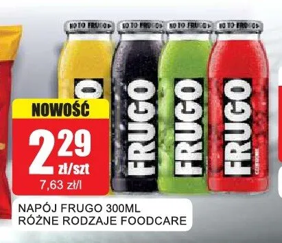 Napój Frugo czerwony promocja w Bingo