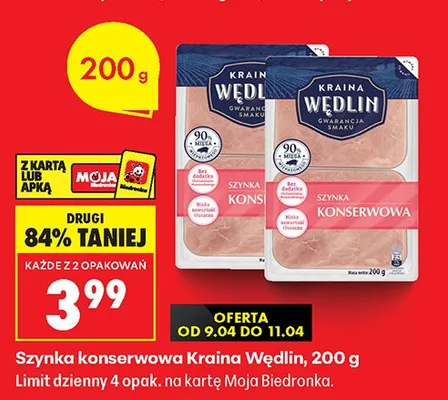 Szynka konserwowa promocja w Biedronka