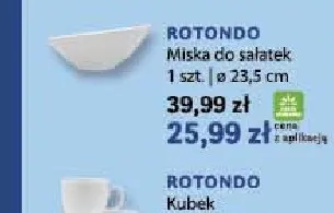 Miska do sałatek Rotondo ø23,5 cm Lubiana promocja w Stokrotka