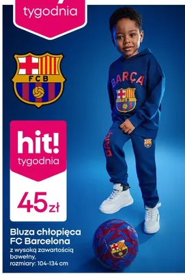 Piłka FC Barcelona promocja w Pepco