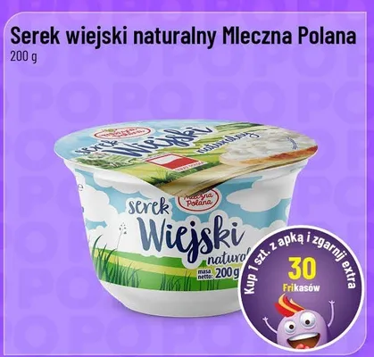 Serek wiejski naturalny promocja w POLOmarket