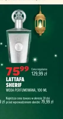Woda perfumowana Lattafa Sherif promocja w Drogerie Natura