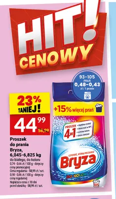 Proszek do prania Bryza do białego promocja w Twój Market