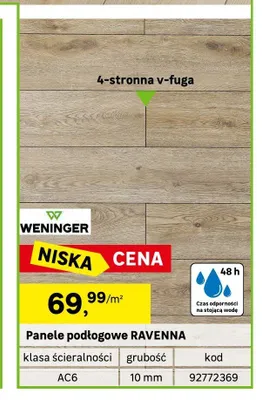 Panele podłogowe Weninger Ravenna 10 mm AC6 promocja w Leroy Merlin