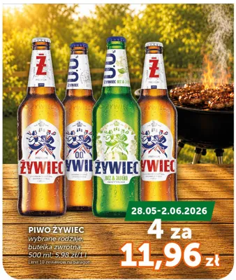 Piwo Żywiec Premium butelka zwrotna promocja w Euro Sklep