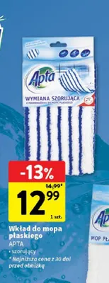 Wkład do mopa płaskiego z szorującą promocja w Intermarche