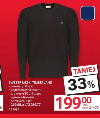 Sweter męski Timberland promocja w Selgros