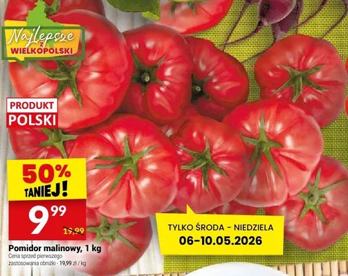 Pomidor malinowy 1kg promocja w Twój Market