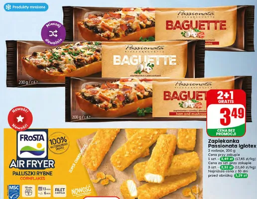 Zapiekanka z pieczarkami Passionata Iglotex promocja w Dino
