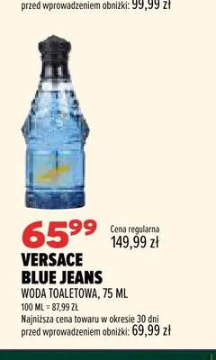 Woda toaletowa Versace Blue Jeans promocja w Drogerie Natura