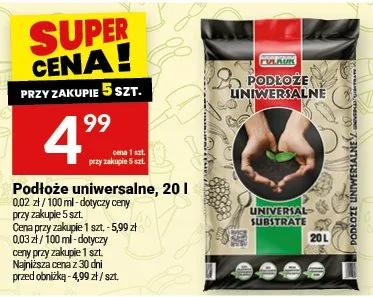 Podłoże uniwersalne Polkolor promocja w Twój Market