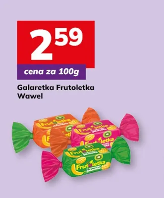 Galaretka Frutoletka Wawel promocja w Hitpol