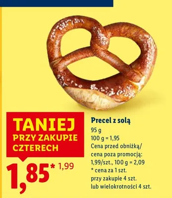 Precel z solą promocja w Lidl