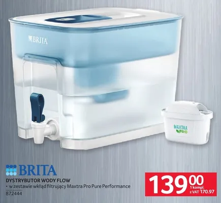 Dystrybutor wody Flow 872444 promocja w Selgros