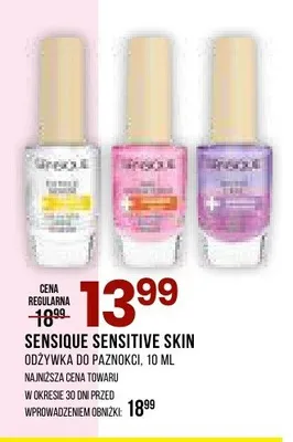 Odżywka do paznokci Sensique Sensitive Skin promocja w Drogerie Natura