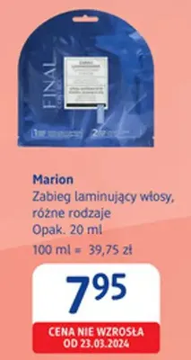 Zabieg laminujący włosy, różne rodzaje promocja w Drogerie DM