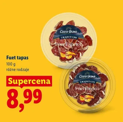 Fuet tapas Costa Brava promocja w Lidl