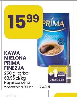 Kawa mielona Prima Finezja torba promocja w Stokrotka