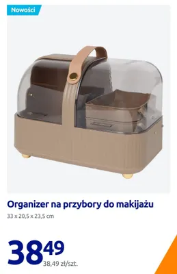 Organizer na przybory do makijażu promocja w Action