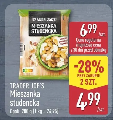 Mieszanka studencka  promocja w Aldi