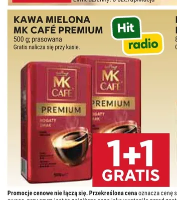 Kawa mielona MK Café Premium promocja w Stokrotka