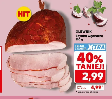 Szynka wędzarza Olewnik promocja w Kaufland