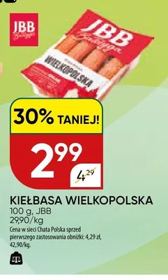 Kiełbasa wielkopolska promocja w Chata Polska