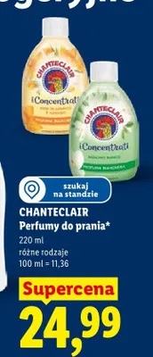 Perfumy do prania Chanteclair i Concentrati promocja w Lidl