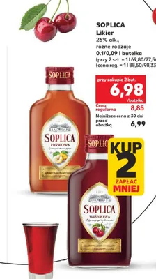 Likier Soplica Wiśniowa promocja w Kaufland