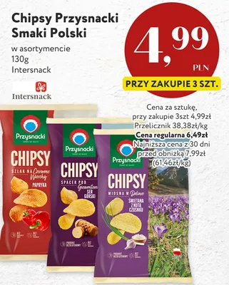 Chipsy Przysnacki Smaki Polski Intersnack promocja w Market Point
