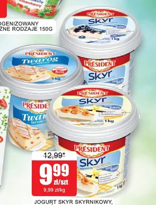 Jogurt Skyr skyrnikowy Président promocja w Bingo