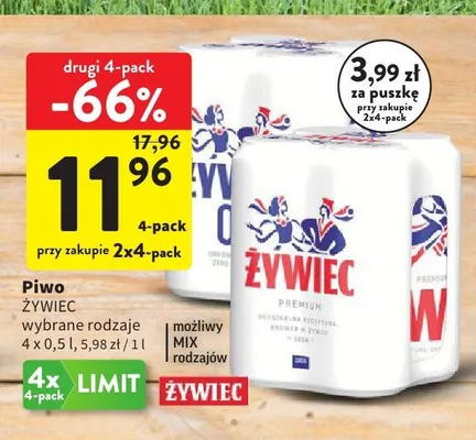 Piwo Żywiec promocja w Intermarche