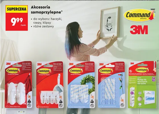 Akcesoria samoprzylepne promocja w Biedronka