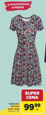 Sukienka damska GRACJANA promocja w Carrefour