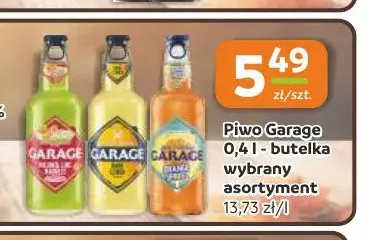 Piwo Garage promocja w Gama