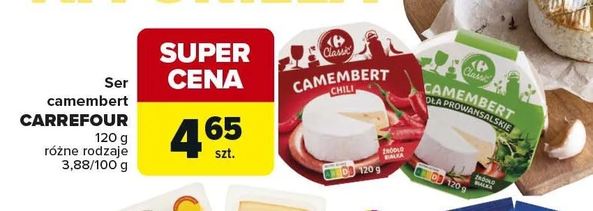 Ser camembert CARREFOUR chili promocja w Carrefour Market