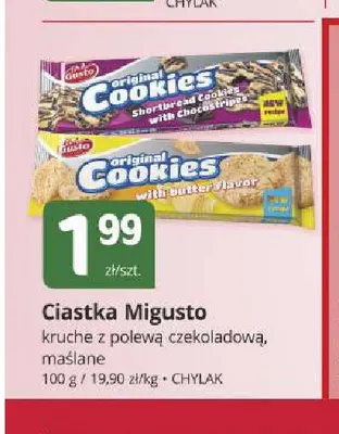 Ciastka maślane Migusto promocja w Marketvita