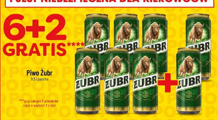 Piwo Żubr promocja w POLOmarket