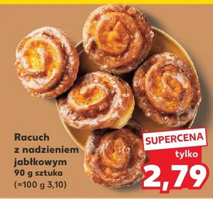 Racuch z nadzieniem jabłkowym promocja w Kaufland
