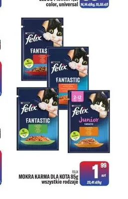 Mokra karma dla kota Felix promocja w Tomi Markt