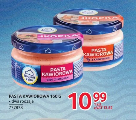 Pasta kawiorowa z łososiem Vodnyj Svit promocja w Selgros