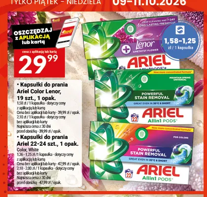 Kapsułki do prania Ariel White promocja w Twój Market