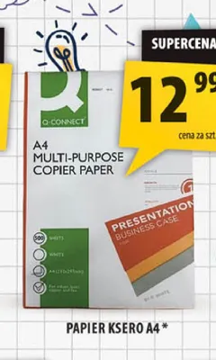 Papier ksero A4 Q-Connect promocja w Arhelan