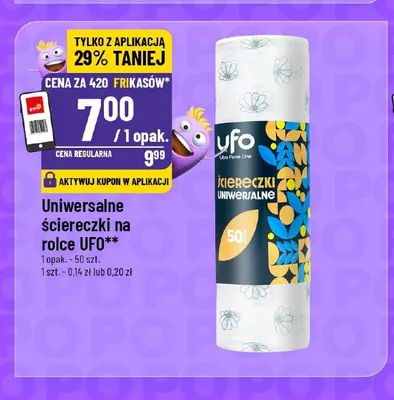 Uniwersalne ściereczki na rolce UFO promocja w POLOmarket