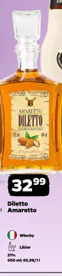 Likier Diletto Amaretto promocja w Netto