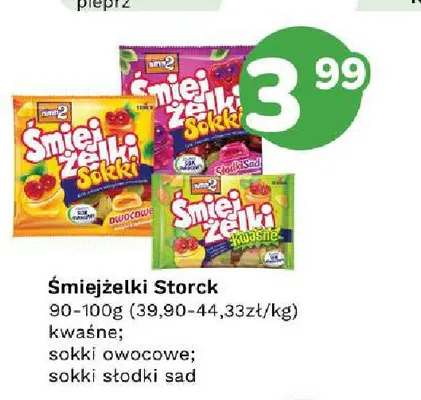 Żelki Śmiejżelki Sokki słodki sad promocja w Limonka