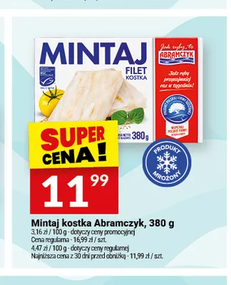 Mintaj kostka Abramczyk promocja w Twój Market